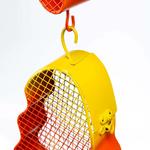 Metal Mesh Colorful Autumn Leaves Hanging Bird Feeder