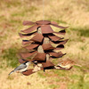 Metal Pine Cone Bird Feeder