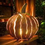 Metal Pumpkin Luminary