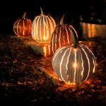 Metal Pumpkin Luminary