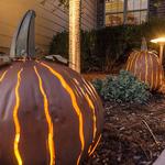 Metal Pumpkin Luminary