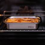 Microwave-Safe Stainless Steel Food Containers w/ Tempered Glass Lids