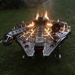 Millennium Falcon Wood-Burning Fire Pit