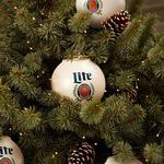 Miller Lite Beernaments - Drinkable Holiday Ornaments