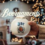 Miller Lite Beernaments - Drinkable Holiday Ornaments