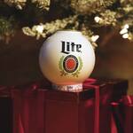 Miller Lite Beernaments - Six Pack of Christmas Ornaments / Beer Can Holders