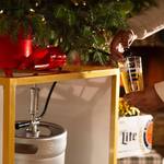 Miller Lite Christmas Tree Keg Stand