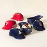 Mini Ceramic MLB Baseball Helmet Ice Cream Sundae Bowls