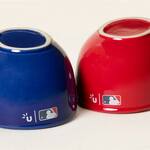 Mini Ceramic MLB Baseball Helmet Ice Cream Sundae Bowls