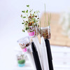 Miniature Garden Pens With Living Plants in the Caps