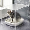 Minimalist Acrylic Cat Litter Box Cover