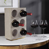 Minimalist Concrete Wine Bottle Holder