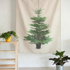 Minimalist Wall-Hanging Christmas Tree Tapestry