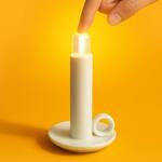 Modern Chamberstick -  Electric Candle Light with Removable LED Torch