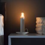 Modern Chamberstick -  Electric Candle Light with Removable LED Torch