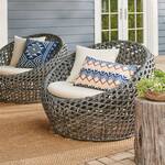 Modern Wicker Cocoon Chairs