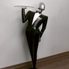 Moderno Man - Life-Sized Butler Statue With Serving Tray