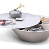 Modrest Pepper - Modern Coffee Table With Swivel Storage Compartment