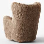 Mongolian Sheepskin Wing Chair