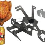 Motorcycle Beer Can Chicken Stand