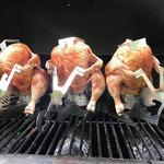 Motorcycle Beer Can Chicken Stand