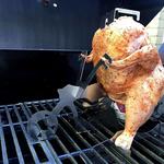 Motorcycle Beer Can Chicken Stand