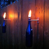 Mounted Wine Bottle Tiki Torches