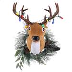 Mr. Christmas Animated Singing / Talking Reindeer Head Wreath