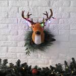 Mr. Christmas Animated Singing / Talking Reindeer Head Wreath