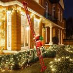 Mr Christmas Gigantic 10 Ft Outdoor Super Climbing Santa Claus