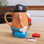 Mr. Potato Head Coffee Mug -  7 Interchangeable Silicone Face Pieces!