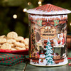 Musical Rotating Santa's Workshop Cookie Tin