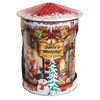 Musical Rotating Santa's Workshop Cookie Tin