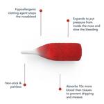 Nampons - Expanding Nosebleed Stoppers with Clotting Agent