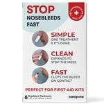 Nampons - Expanding Nosebleed Stoppers with Clotting Agent