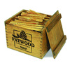 Natural Fatwood Fire Starters in a Rustic Wooden Crate