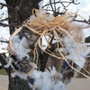 Nesting Material Wreath