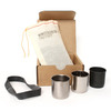 Nesting Steel Shot Glasses