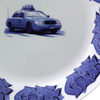 New York Delft - Graffiti Inspired Dinnerware