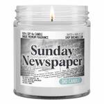 Newspaper Scented Candle - Notes of Paper Fiber and Dried Ink