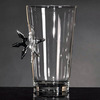 Ninja Throwing Star Stuck in a Pint Glass