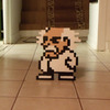Nintendo NES 8-Bit 3D Wooden Pixel Art
