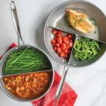 Nordic Ware Divided Pans  - Cook Multiple Foods at the Same Time!