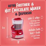 Nostalgia Retro Hot Chocolate Maker, Frother, and Dispenser