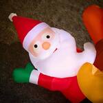 Not So Fast Santa - Inflatable Thanksgiving Turkey... For Halloween!?