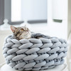Ohhio Chunky Braid Cat Bed