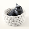 Ohhio Chunky Braid Cat Bed