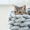 Ohhio Chunky Braid Cat Bed