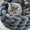 Ohhio Chunky Braid Cat Bed