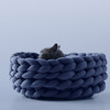 Ohhio Chunky Braid Cat Bed